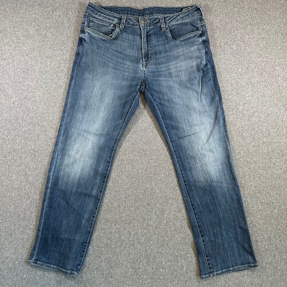 Buffalo Jeans Men 36 Diven Relaxed Straight Blue Freedom Series Stretch Denim